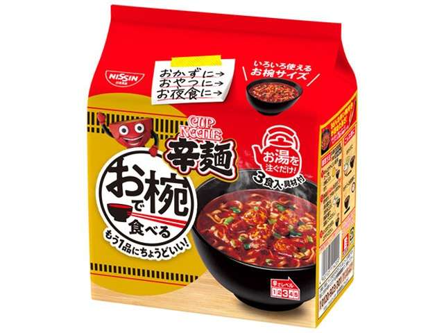 Nissin Cup Noodle Karamen Bowl-Style 3-Pack 105g