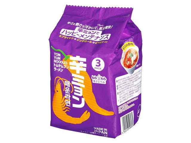 Nissin Karamyon Tom Yum Goong Ramen 3-Pack 276g
