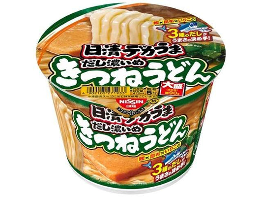 日清 デカうまきつねうどん濃いめ