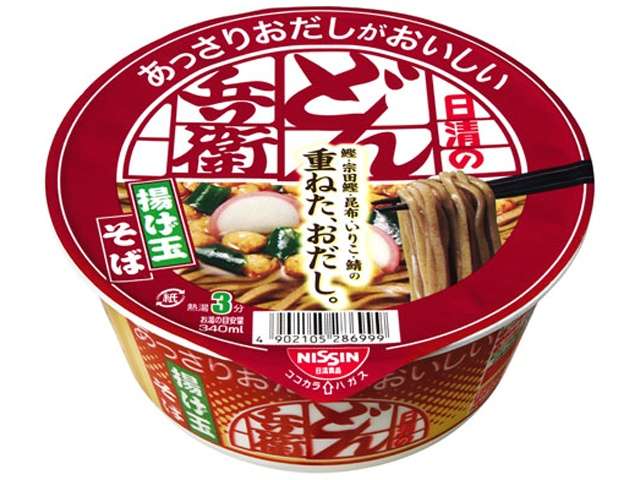 日清 あっさりどん兵衛揚げ玉そば