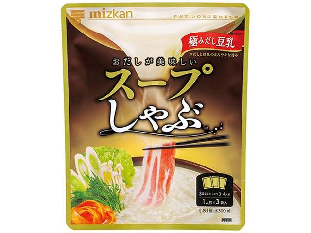 Mizkan Soup Shabu Kiwami Dashi Soy Milk Shabu-Shabu Soup Base 28g×3