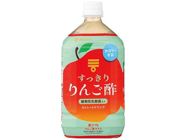 Mizkan Sukkiri Ringo Su Apple Cider Vinegar Drink, Straight 1L