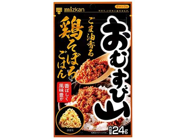 Mizkan Omusubiyama Sesame Oil & Chicken Soboro Rice Seasoning 24 g