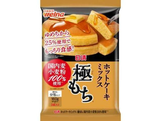 Nisshin Gokumochi Hotcake Mix Made with 100% Japanese Wheat Flour 480g