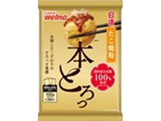 Nisshin Hontoro Takoyaki Mix Made with 100% Japanese Wheat Flour 300g (100g × 3)