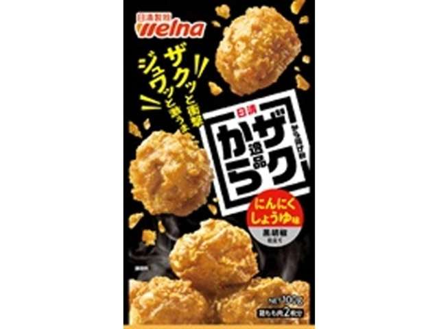 Nisshin Zaku Kara Ippin Karaage Mix, Garlic Soy Sauce Flavor with Black Pepper 100g