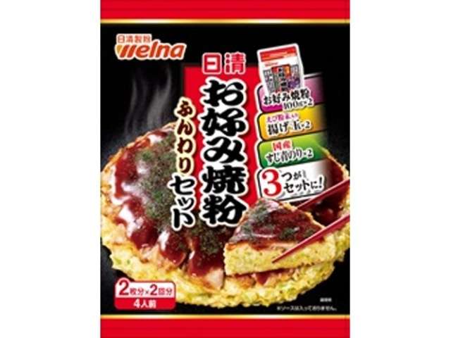 Nisshin Fluffy Okonomiyaki Set, 4 Servings 220.2g