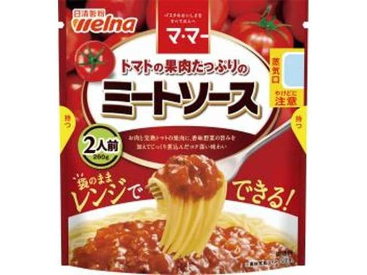 日清Ｗ ママー果肉ミートソース