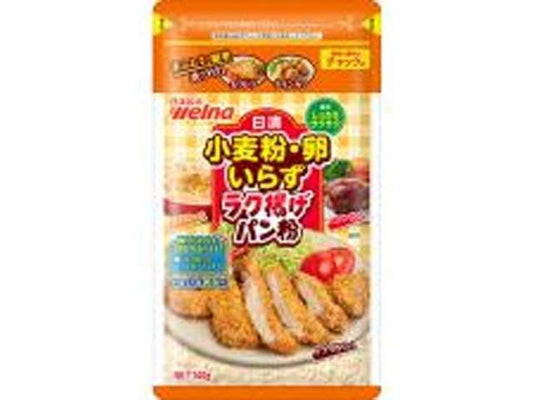Nisshin Rakuage Breadcrumbs, No Flour or Egg Needed, Resealable Bag 140g