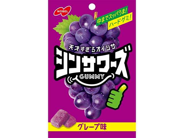 NOBEL Shin SOURS Gummy Grape Flavor 50g