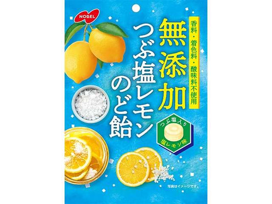 ノーベル 無添加つぶ塩檸檬のど飴