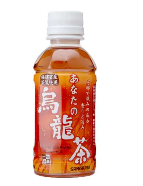 Sangaria Anata no Oolong Tea 200ml PET Bottle