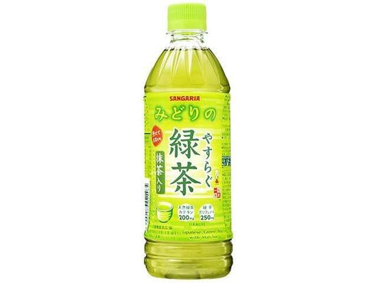 Sangaria Yasuragu Matcha-iri Green Tea 500ml PET Bottle