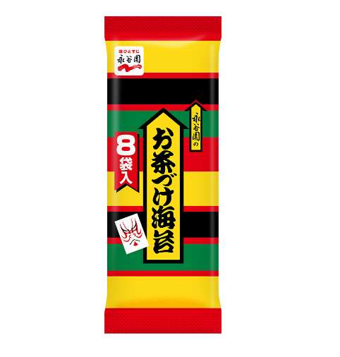 Nagatanien Ochazuke Nori Seaweed Rice Seasoning, 8 Sachets x 2 Packs