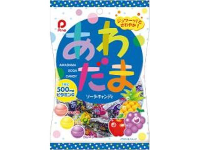 Pine Awadama Assorted Fruit Soda Candy 120g