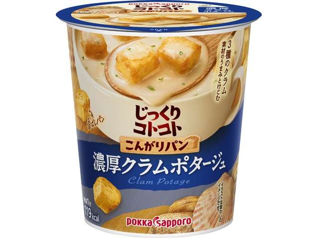 Jikkuri Kotokoto Toasted Bread Rich Clam Potage 28.3g