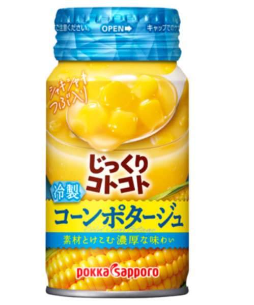 ポッカＳ じっくり冷製コーン缶