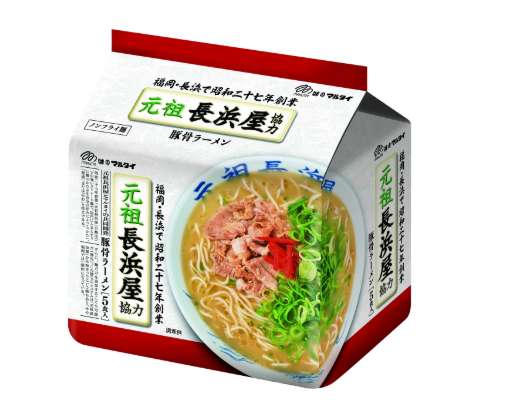 Marutai Ganso Nagahamaya Kyoryoku Tonkotsu Ramen 5-Pack 440g