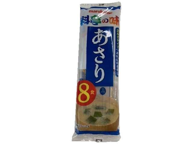 Marukome Ryotei no Aji Instant Fresh Miso Soup, Asari Clam, 8 Servings, 152g