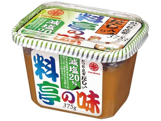 Marukome Ryotei no Aji Reduced-Sodium Miso 375g