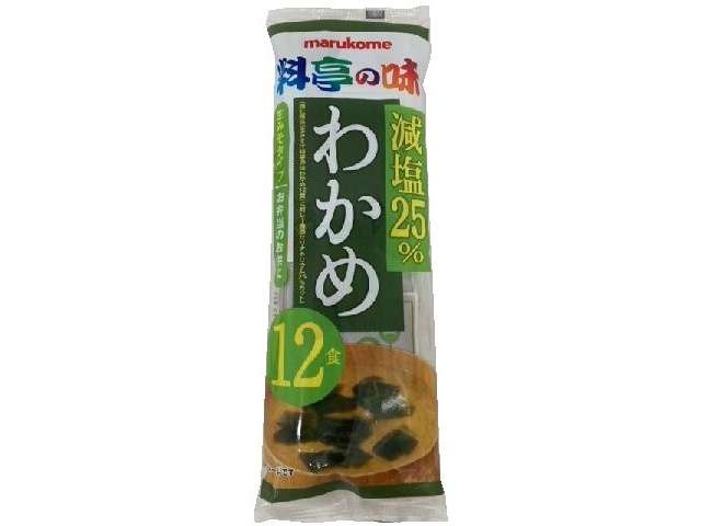 マルコメ 生みそ汁料亭減塩わかめ