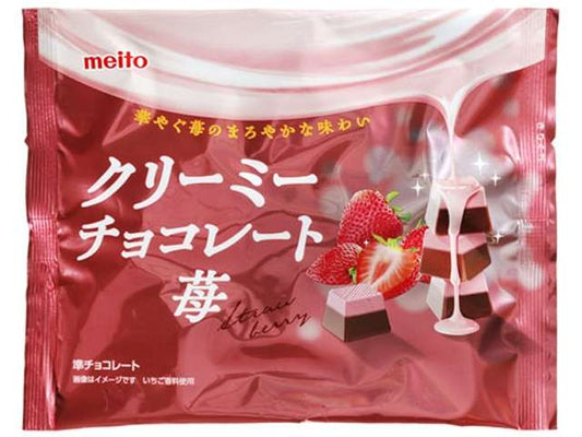 meito Creamy Strawberry Chocolate 80g