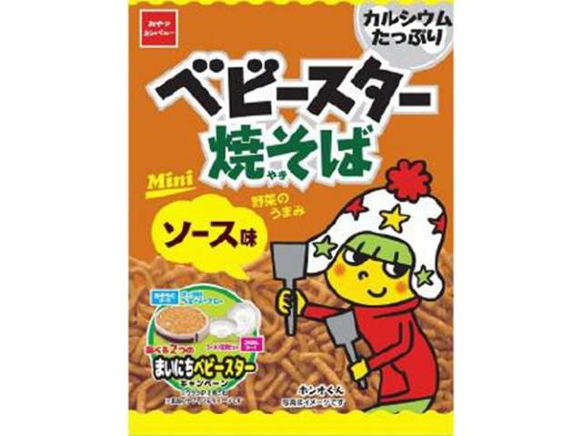 Baby Star Yakisoba Sauce Flavor Mini 20g