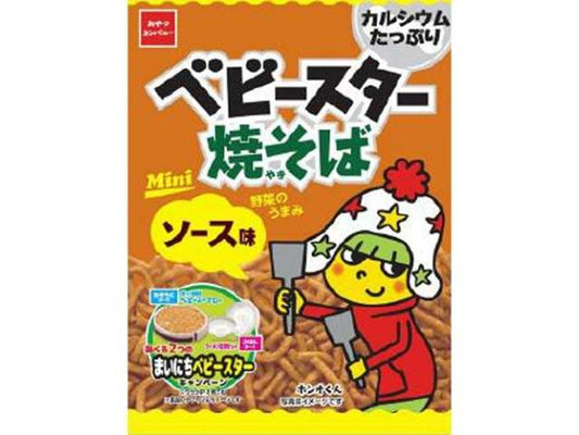Baby Star Yakisoba Sauce Flavor Mini 20g