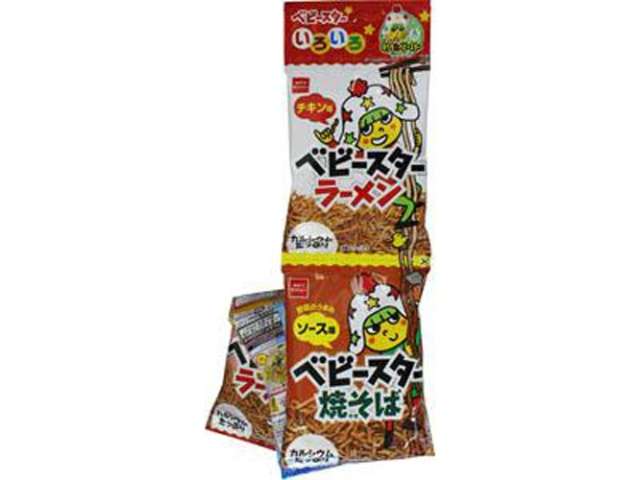 Baby Star Ramen Assorted 4-Pack 17g × 4 Bags
