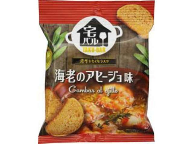 TAKU-BAR Shrimp Ajillo-Flavored Rusk 28g