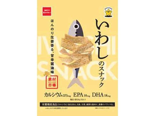 Sozai Ichiba Sardine Snack Sweet and Spicy Soy Sauce Flavor 25g