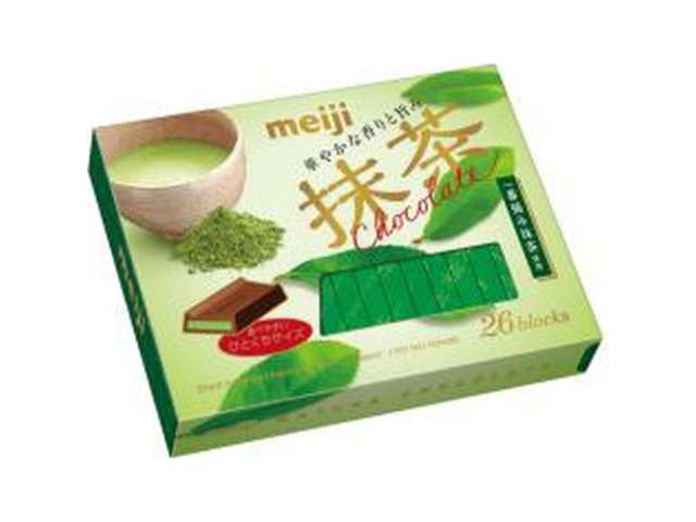 Meiji Matcha Chocolate Box 26 Pieces
