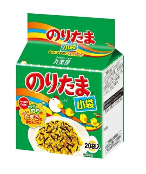 Marumiya Noritama Seaweed & Egg Furikake Mini Pack, 20 Sachets