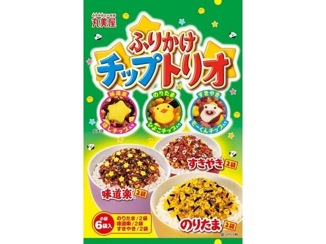 Marumiya Furikake Chip Trio Assortment, 6 Sachets, 14g