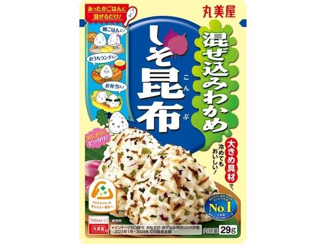 丸美屋　混ぜ込みわかめしそ昆布
