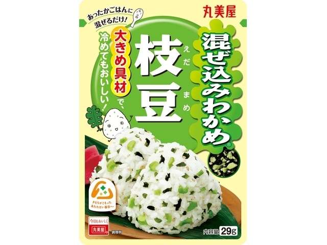 Marumiya Mazekomi Wakame Rice Mix Edamame, 29g