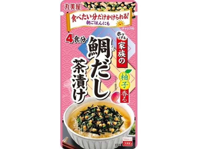Marumiya Family Yuzu & Sea Bream Broth Ochazuke Rice Seasoning Large Pack, 25g