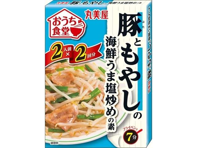 Marumiya Ouchi Shokudo Pork & Bean Sprout Seafood Salt Stir-Fry Sauce 140g