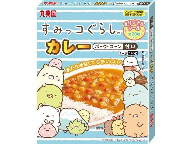 Marumiya Sumikko Gurashi Pork & Corn Curry Mild 145g