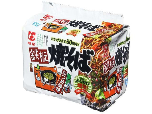 明星　鉄板焼そばかつお風味５Ｐ