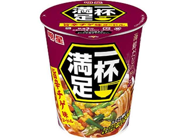 明星　一杯満足旨辛チゲ味ヌードル