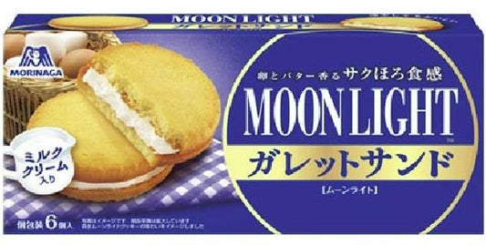 Morinaga Moonlight Galette Sandwich, 6 Pieces