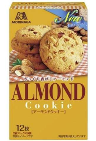 Morinaga Almond Cookies, 12 Cookies