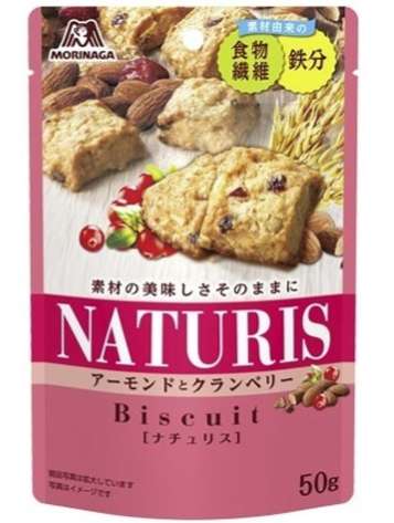 Morinaga Naturis Almond & Cranberry, 50g