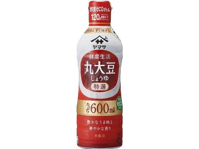 Yamasa Sendo Seikatsu Tokusen Whole Soybean Soy Sauce 600ml