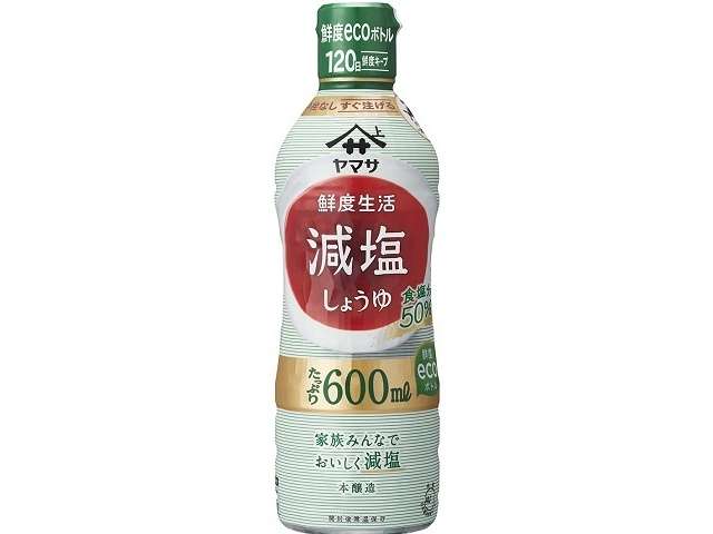 Yamasa Sendo Seikatsu Reduced-Salt Soy Sauce 600ml