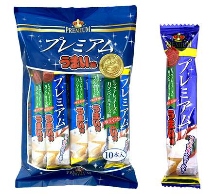 プレミアムうまい棒モッツアレラチーズ&カマンベールチーズ味
