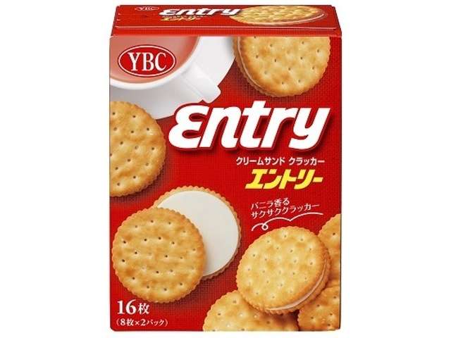 Entry Vanilla Cream Sandwich Crackers S, 16 Pieces (8 × 2 Packs)