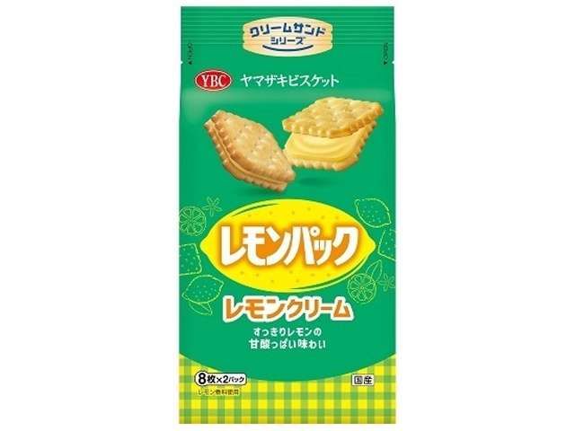 Lemon Pack Lemon Cream Sandwich Crackers, 16 Pieces (8 × 2 Packs)