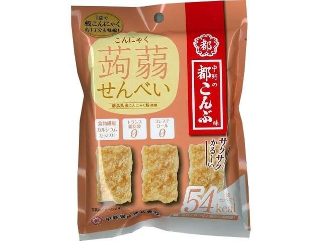 Nakano Konjac Crackers Miyako Kombu Flavor 15g